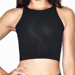 Black American Apparel Crop Top